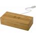 Bamboo wireless charger and clock Rosie