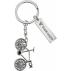 Nickel plated key holder Sullivan