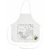 Nonwoven (80 gr/m) apron Stacy
