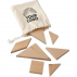 Natural wooden tangram puzzle Ulrike