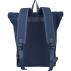Recycled polycotton (330 gsm) rolltop backpack Thaddeus