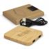 NATURA Bamboo Wireless Fast Charging Hub