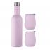 Double Wall Insulated Wine Traveller Set AVANTI