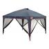 Lighted Portable Gazebo With Mesh Walls 3. 6x3. 6m