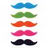 Moustache Glass Markers Set of 8  AVANTI