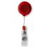 Round Plastic Translucent Ski Pass Holder