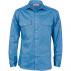 Cotton Drill Work Shirt With Gusset Sleeve - Long Sleeve