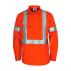 DNC Patron Saint Flame Retardant Arc Rated Closed Front Shirt With "X" Back LOXY F/R R/Tape - L/S