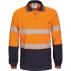 HIVIS Segment Tape Cotton Jersey Polo - Long Sleeve