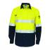 Two-Tone RipStop Cotton Shirt with Reflective CSR Tape Long Sleeve