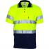 HiVis D/D Cool Breathe Polo Shirt With CSR R/Tape - Short Sleeve