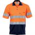Hi Vis Two Tone Cotton Back Polos with Generic R.Tape - Short Sleeve