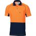 HiVis Cotton Backed Cool-Breeze Contrast Polo - Short Sleeve