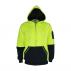 HiVis 2 Tone Full Zip Super Fleecy Hoodie