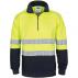 HiVis 1/2 Zip Fleecy with Hoop Pattern CSR Reflective Tape