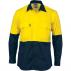 HiVis Cool-Breeze Vertical Vented Cotton Shirt - Long Sleeve