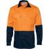 HiVis Cool-Breeze Vertical Vented Cotton Shirt - Long Sleeve