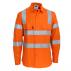 HiVis L/W CSR R/Tape VIC Rail Shirt- Long Sleeve