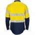 HiVis L/W Cool-Breeze T2 Vertical Vented Cotton Shirt with Gusset Sleeves. Generic Tape - Long sleeve
