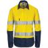 Ladies HIVIS Cool-Breeze Cotton Shirt with CSR R/Tape - Long Sleeve