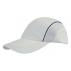 Spring Woven Fabric Cap with Mesh to Side Panels and Peak