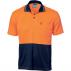 HiVis Two Tone Cool Breathe Polo Shirt, Short Sleeve