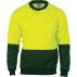HiVis Two Tone Fleecy Sweat Shirt (Sloppy Joe) Crew-Neck