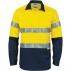 HiVis Two Tone Closed Front Cotton Shirt with 3M R/Tape
