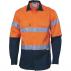 HiVis 2-Tone Cool-Breeze Cotton Shirt with 3M 8910 R/Tape - Long sleeve