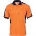 Poly/Cotton Contrast Panel Polo - Short Sleeve