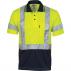 Hivis D/N Cool Breathe Polo Shirt With Cross Back R/Tape - Short Sleeve