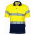 Hivis Cool-Breeze Cotton Jersey Polo With CSR R/Tape - Short Sleeve