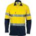 HiVis 3 Way Cool-Breeze Cotton Shirt with CSR/Tape - Long Sleeve