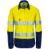Ladies HiVis Two Tone Cool-Breeze Cott on Shirt with 3M R/Tape - Long Sleeve