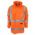 HiVis "X" back Rain Jacket Biomotion Tape