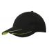 Brushed Heavy Cotton Cap with Hi-Vis Laminated Two-Tone Peak