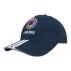 Brushed Heavy Cotton Cap with Two Striped Peak and Sandwich
