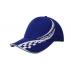 Brushed Heavy Cotton Cap with Swirling Checks & Sandwich