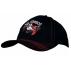 Brushed Heavy Cotton Cap with Contrasting Stitching & Cross Stitched Peak