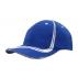 Brushed Heavy Cotton Cap with Waving Stripes on Crown & Peak