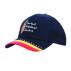 Breathable Poly Twill with Multi Coloured Printed Peak