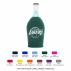 Short Bottle Cooler With Zipper