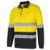Hi Vis (D+N) Long Sleeve Cotton Polo
