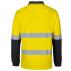 Hi Vis (D+N) Long Sleeve Cotton Polo