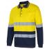 Hi Vis (D+N) Long Sleeve Cotton Polo