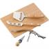 Bamboo Cheese And Wine Set Patrick