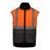 Sleeveless HiViz Reflective Tape Oilskin Vest 