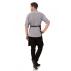 Bib Apron with Contrasting Ties