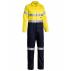Taped Hi Vis Lightweight Coverall - Yellow/Navy