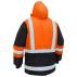 H Taped Hi Vis Freezer Hooded Jacket